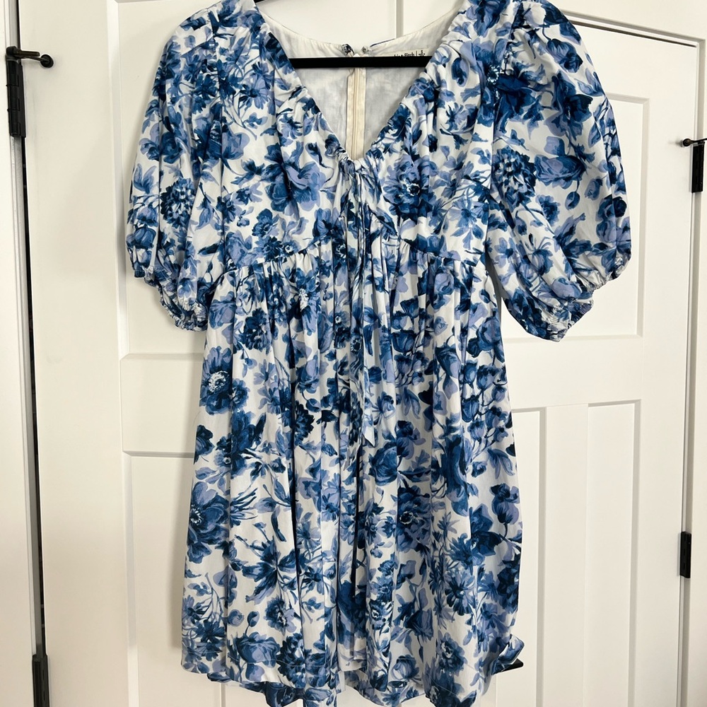 A&F Puff Sleeve Mini Dress
